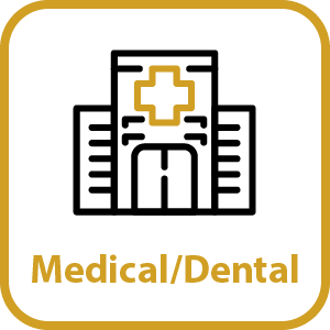 medical and dental office icon